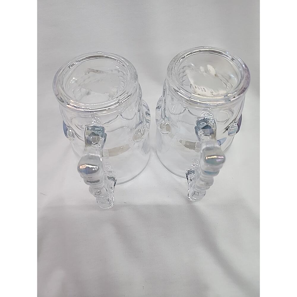 Luster Glass Skull Mugs Set Of 2 LargeCapacity No Cracks Or Chips Read Descript - Picture 9 of 15